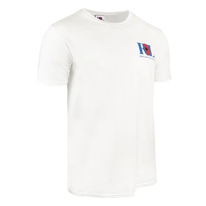 Royal British Legion White Logo T-Shirt
