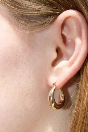 Thick Hoop Earrings