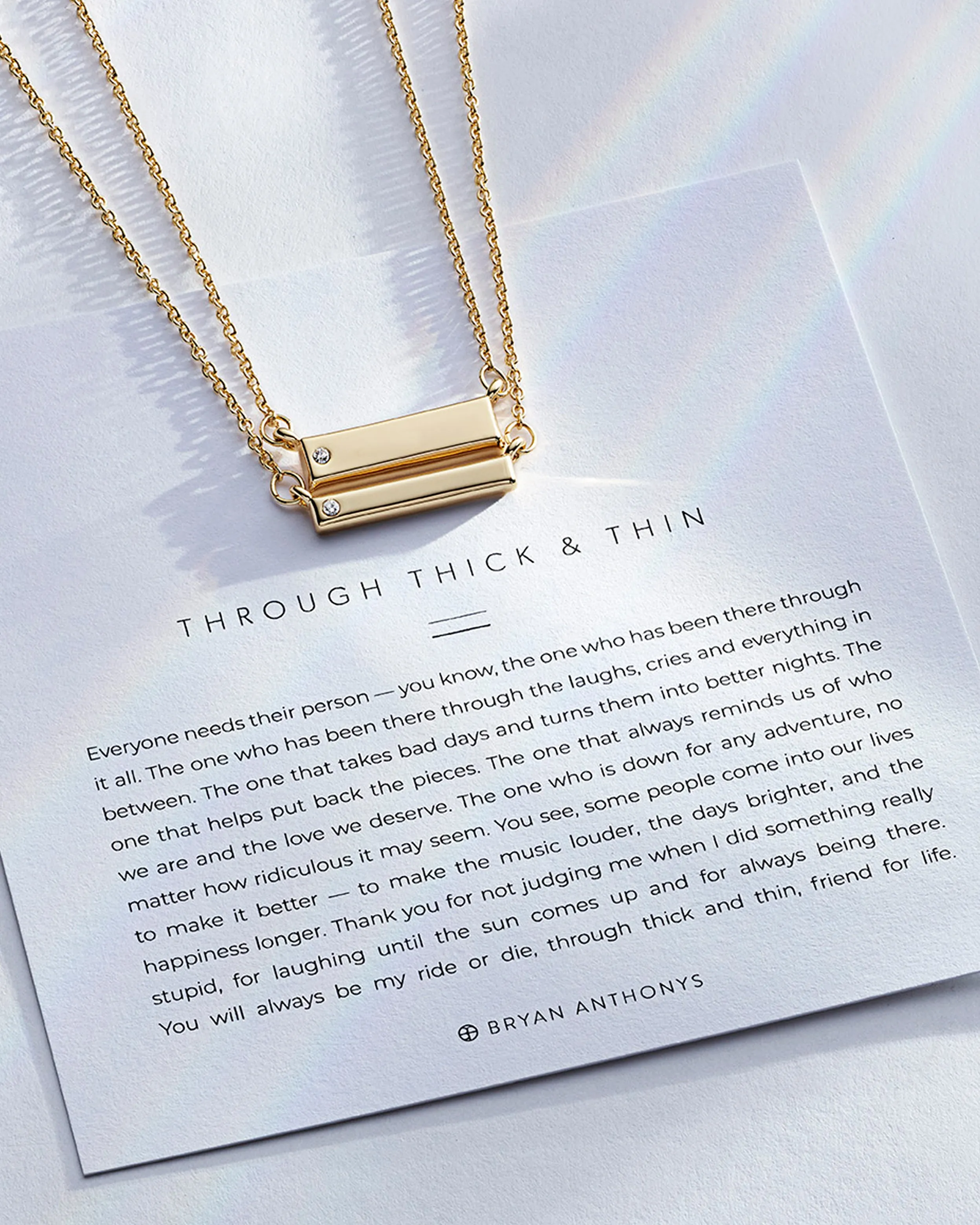 Through Thick & Thin Necklace Set