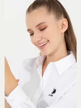 USPA Shirt Women White VR013 USSHW032 Slim US Polo Assn.