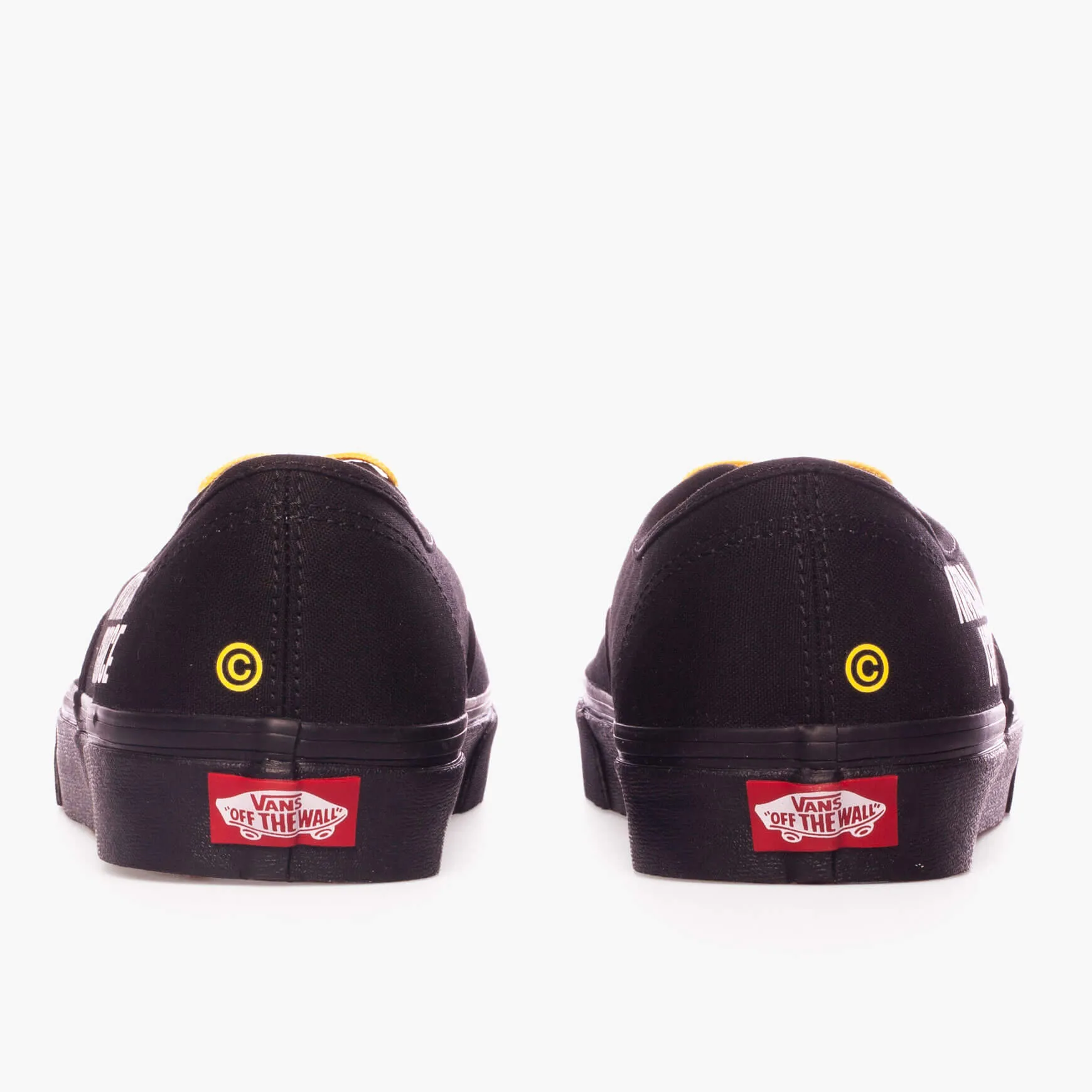 Vans Authentic "Artificial Ignorance" Black Custom