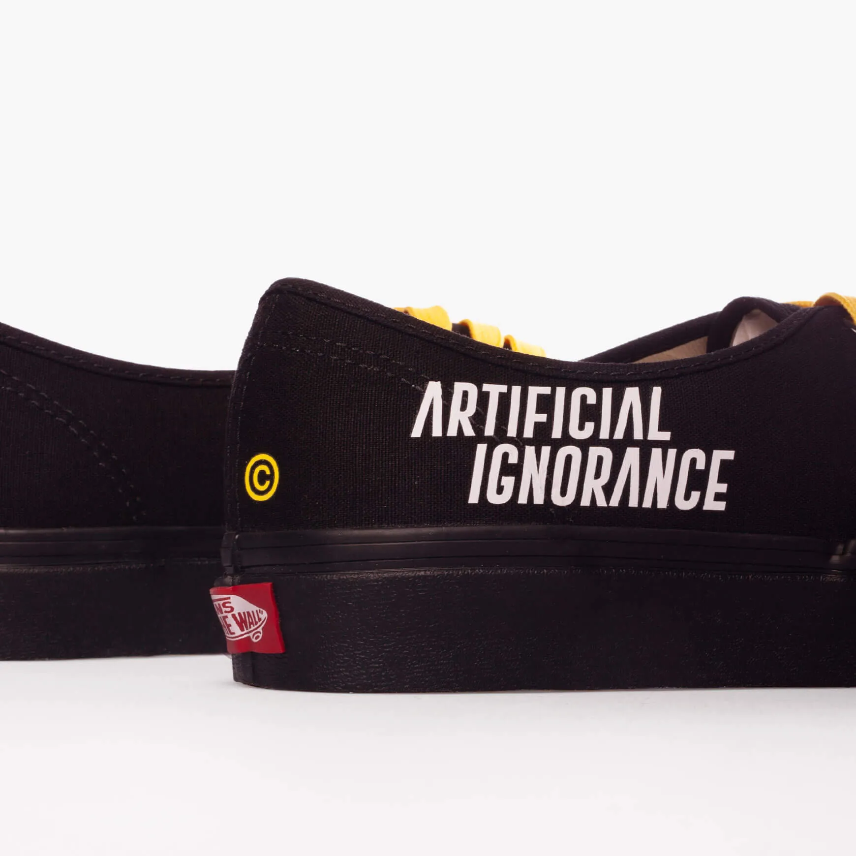 Vans Authentic "Artificial Ignorance" Black Custom