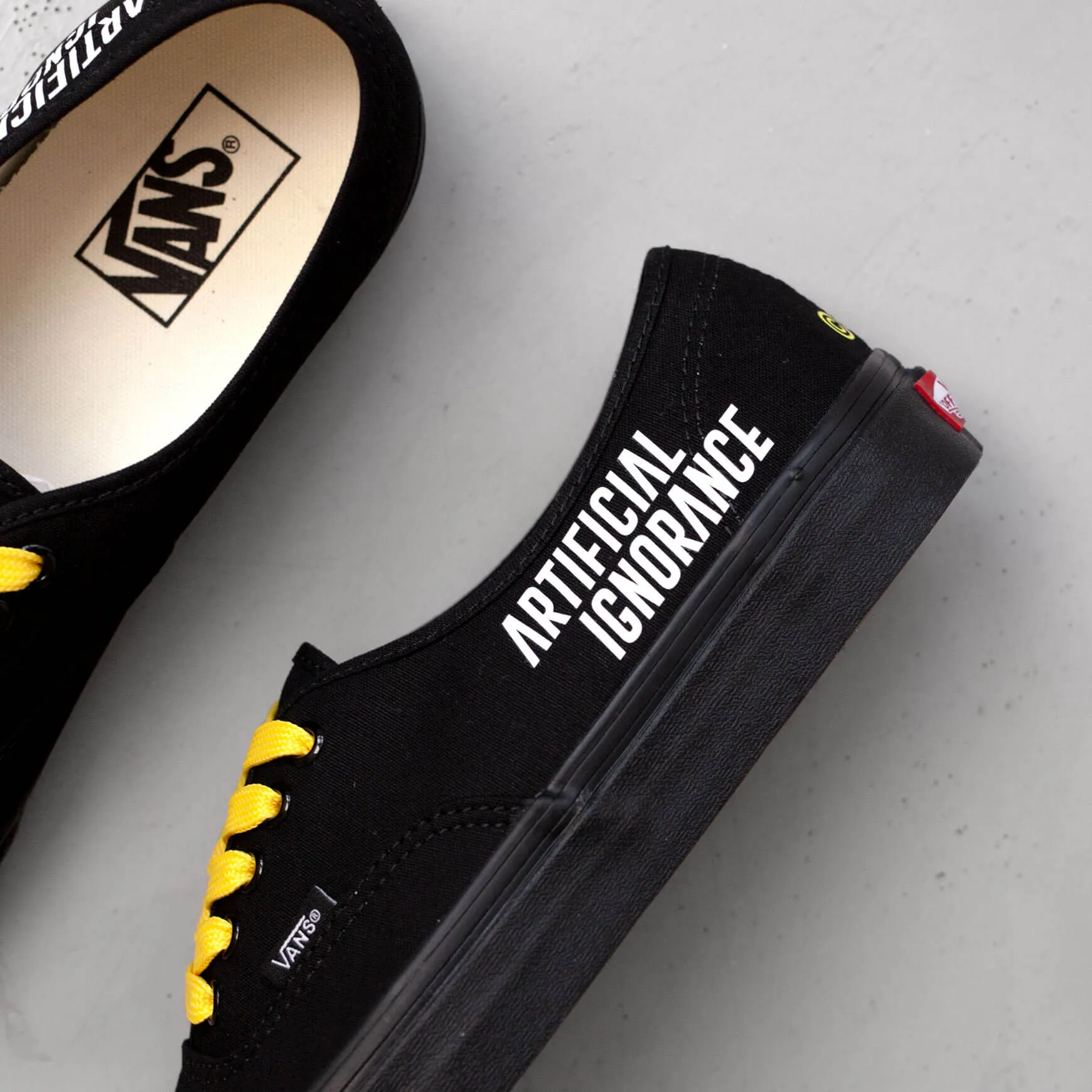 Vans Authentic "Artificial Ignorance" Black Custom