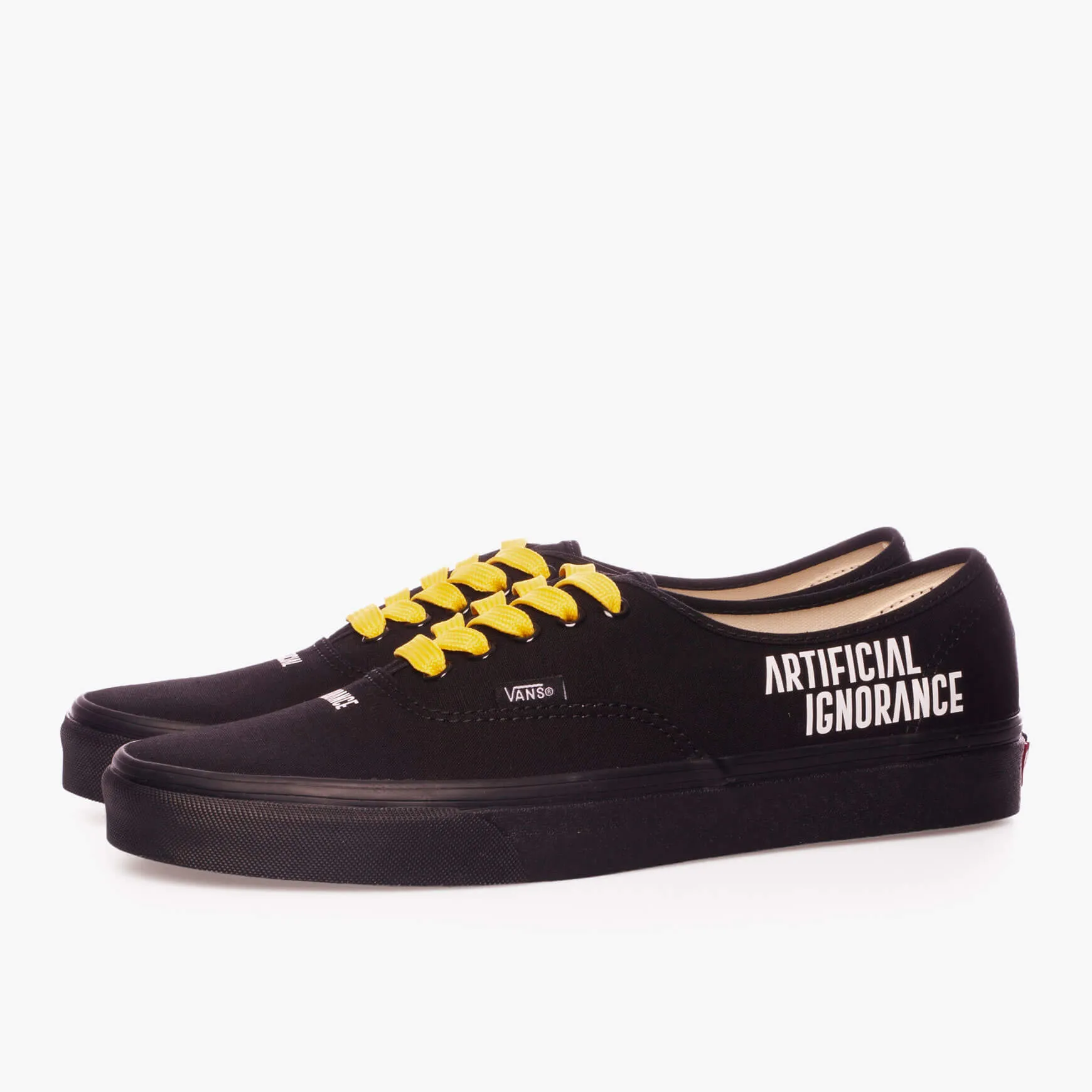 Vans Authentic "Artificial Ignorance" Black Custom