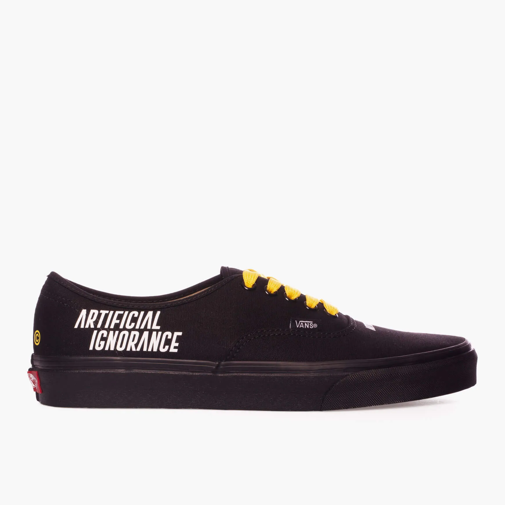 Vans Authentic "Artificial Ignorance" Black Custom