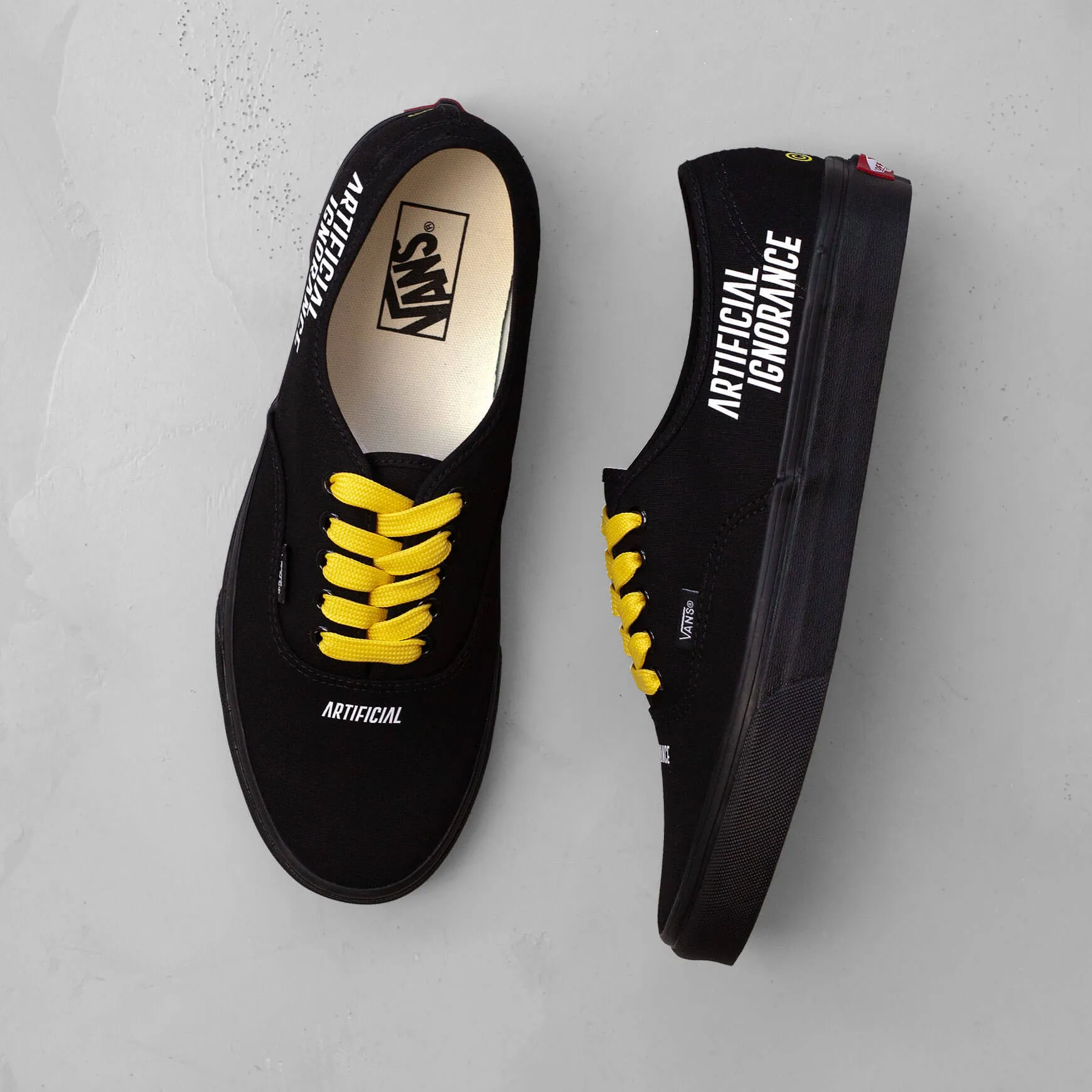Vans Authentic "Artificial Ignorance" Black Custom